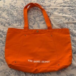 The Home Depot Orange Tote Canvas Bag